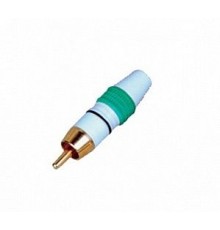 Soundking CD103-GR Разъем на кабель RCA, штекер, зеленый