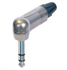 Neutrik NP3RX Разъем Jack 1/4" кабельный, стерео (балансный), угловой