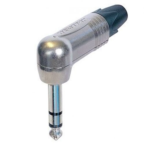 Neutrik NP3RX Разъем Jack 1/4" кабельный, стерео (балансный), угловой