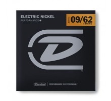 Dunlop DEN0962 комплект струн для 7-струнной электрогитары, никелированные, Light, 9-62