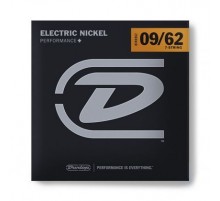 Dunlop DEN0962 комплект струн для 7-струнной электрогитары, никелированные, Light, 9-62