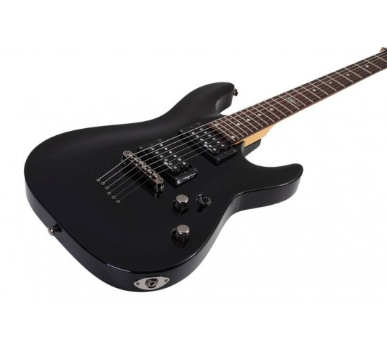 Schecter SGR C-1 BLK электрогитара, цвет черный