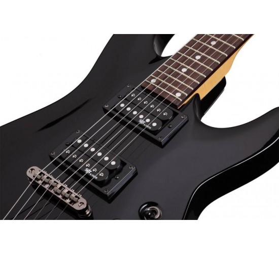 Schecter SGR C-1 BLK электрогитара, цвет черный