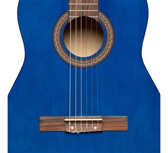 Stagg SCL50-BLUE классическая гитара, размер 4/4, цвет синий