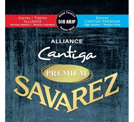 Savarez 510ARJP Alliance Cantiga Premium Комплект струн для классической гитары, смешанное натяж.