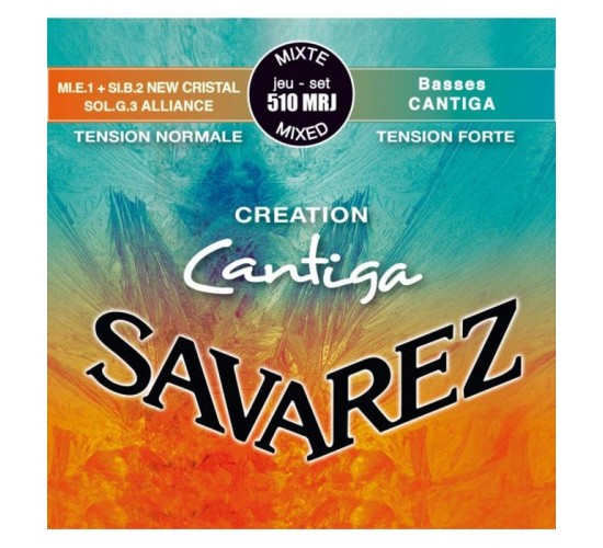Savarez 510MRJ Creation Cantiga Комплект струн для классической гитары, смешанное натяж, посеребр.