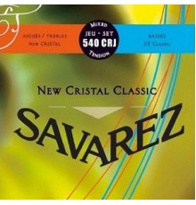 Savarez 540CRJ New Cristal Classic Комплект струн для классической гитары, смешанное нат, посеребр