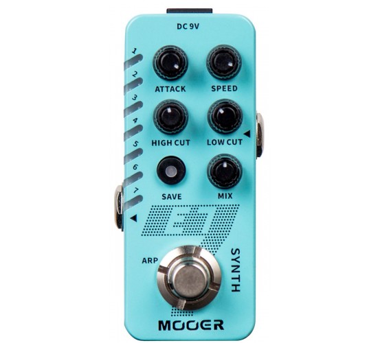 Mooer E7 Synth полифонический синтезатор для гитары