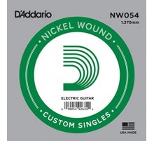 D'Addario NW054 Nickel Wound Отдельная струна для электрогитары, .054