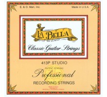 La Bella 413P Комплект профессиональных полированных струн для классической гитары.