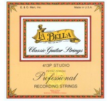 La Bella 413P Комплект профессиональных полированных струн для классической гитары.