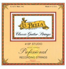 La Bella 413P Комплект профессиональных полированных струн для классической гитары.