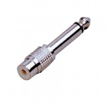 Soundking CC301 Переходник (разъем переходной) 1/4" (6,35мм), моно, штекер - RCA, гнездо