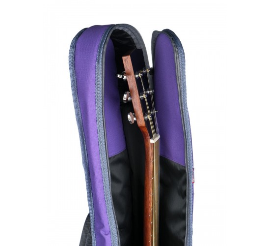 Lutner MLDG-42 Чехол утепленный для акустической гитары дредноут 4/4, фиолетовый