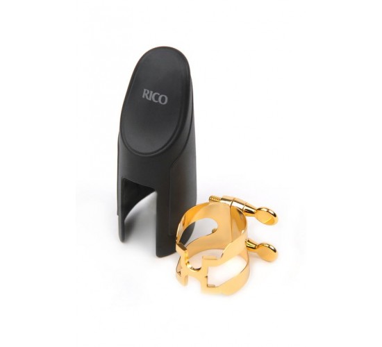 Rico HTS1G H-LIGATURE Лигатура с колпачком для саксофона-тенор, позолоченная