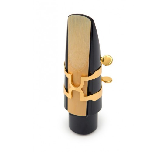 Rico HTS1G H-LIGATURE Лигатура с колпачком для саксофона-тенор, позолоченная