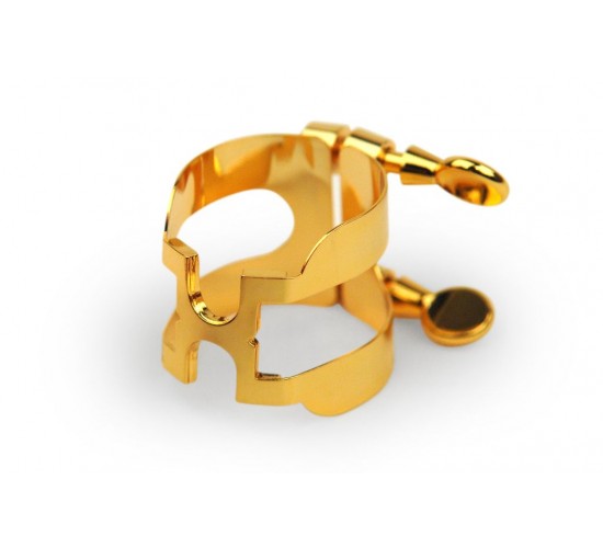 Rico HTS1G H-LIGATURE Лигатура с колпачком для саксофона-тенор, позолоченная