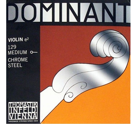 Thomastik 129 Dominant Отдельная струна Е/Ми для скрипки размером 4/4, сред. натяж, шарик