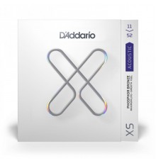 D'Addario XSAPB1152 XS Комплект струн для акустической гитары, фосфорная бронза, 11-52