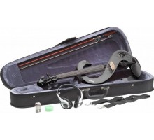 Stagg EVN 4/4 MBK электроскрипка 4/4, цвет черный металлик