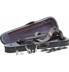 Stagg EVN 4/4 MBK электроскрипка 4/4, цвет черный металлик