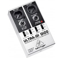 Behringer Di20 профессиональный активный 2-х канальный директ бокс / сплитер