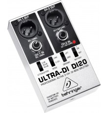 Behringer Di20 профессиональный активный 2-х канальный директ бокс / сплитер
