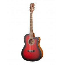 Cort JADE E Nylon BRB классическая гитара со звукоснимателем, цвет Burgundy Red Burst