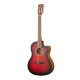 Cort JADE E Nylon BRB классическая гитара со звукоснимателем, цвет Burgundy Red Burst
