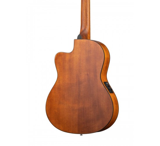 Cort JADE E Nylon BRB классическая гитара со звукоснимателем, цвет Burgundy Red Burst