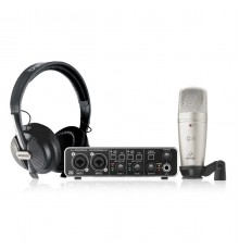 Behringer U-Phoria Studio PRO комплект для записи с USB аудиоинтерфейсом, конденсаторным микрофоном