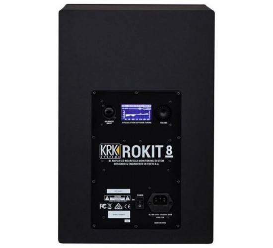 KRK RP8G4 активный 2-х полосный (Bi-Amp) 8-ти дюймовый студийный звуковой монитор, DSP, 25-полосный