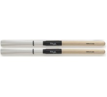 Stagg SBRU10-WN Барабанные нейлоновые щетки с черными деревянными ручками