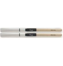 Stagg SBRU10-WN Барабанные нейлоновые щетки с черными деревянными ручками