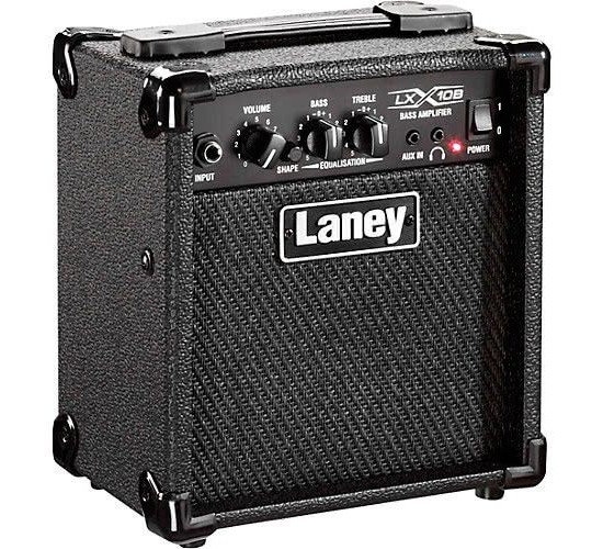 Laney LX10B басовый комбо 10 Вт, 2х5". цвет черный