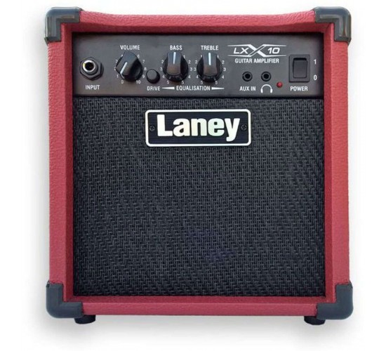 Laney LX10 RED гитарный комбо 10 Вт, цвет красный