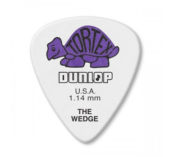 Dunlop Tortex Wedge Медиатор, толщина 1,14мм