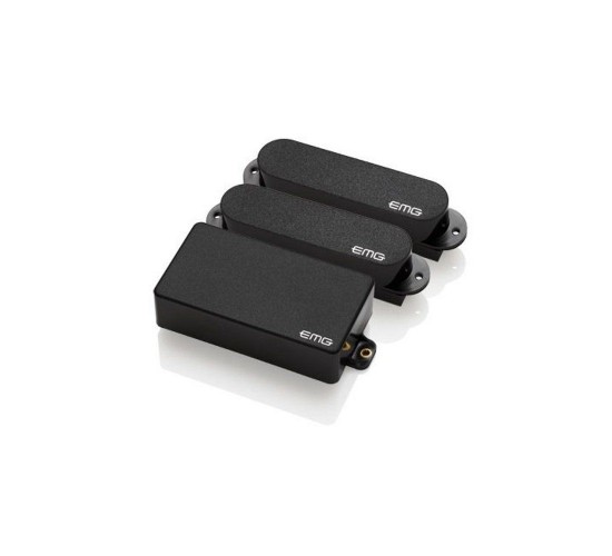 EMG SV/SV/81 SET BLACK комплект: 2 сингла SV + хамб. EMG 81, темброблок