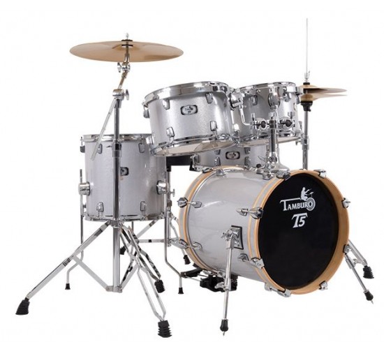 Tamburo T5R22SLSK ударная установка серии Т5, цвет Silver Sparkle (серебрянный блестящий)