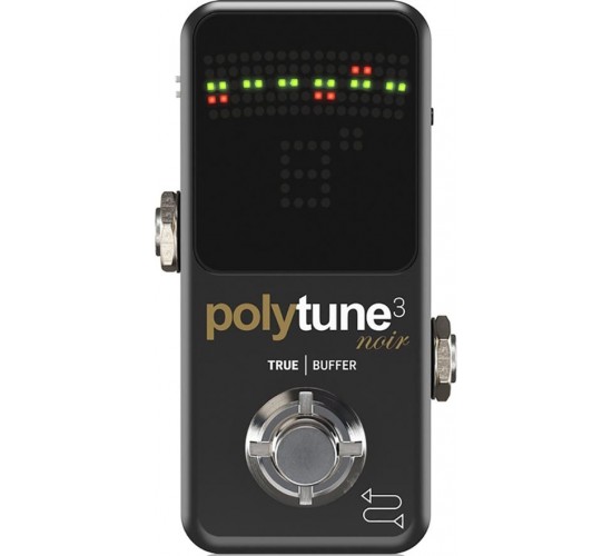 TC Electronic Polytune 3 Noir гитарная педаль тюнер