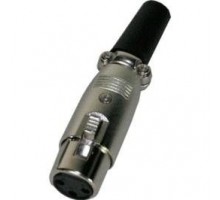 Invotone XLR3F200 разъём XLR мама, 3P (мет.)