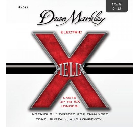 Dean Markley 2511 LT Hellix HD струны для электрогитары 9-42