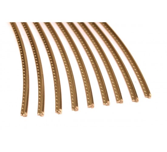 Jescar FW47095 EVO GOLD отрезок ладовой проволоки 30 см, радиус прокатки 10 дюймов .095" X .047