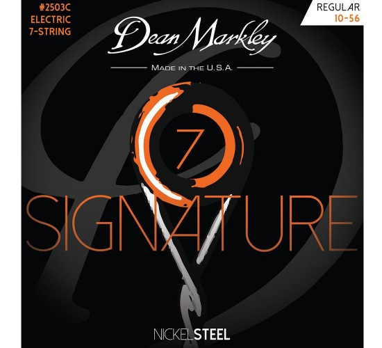 Dean Markley DM2503C Signature Regular Комплект струн для 7-струнной электрогитары, 10-56