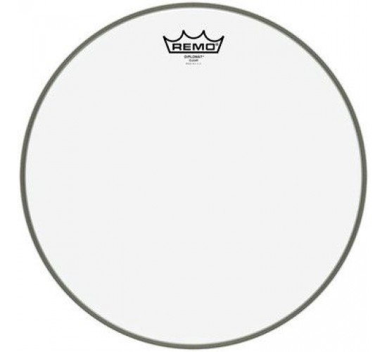 Remo Diplomat clear 14", верхний/нижний пластик для тома, прозрачный