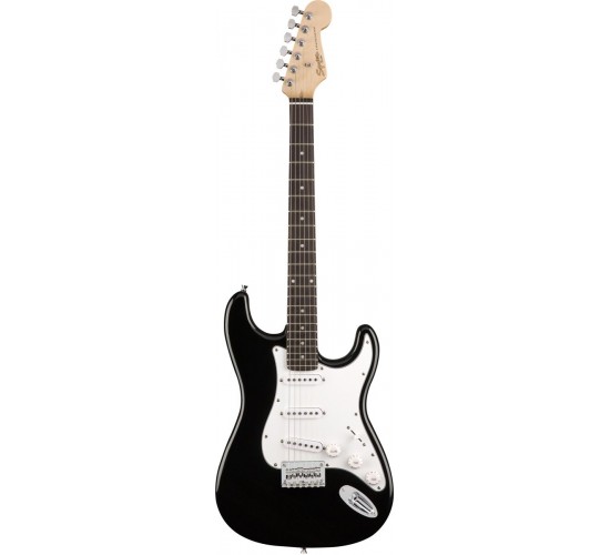 Fender Squier MM Stratocaster Hard Tail Black электрогитара, цвет чёрный