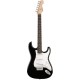 Fender Squier MM Stratocaster Hard Tail Black электрогитара, цвет чёрный