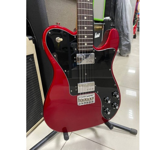 Fender American Professional Telecaster Deluxe ShawBucker электрогитара, цвет красный, США 2017 USED