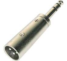 Invotone AD330 переходник 3P XLR папа <>6.35мм стерео Джек папа