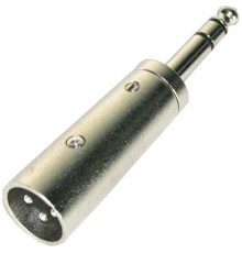 Invotone AD330 переходник 3P XLR папа <>6.35мм стерео Джек папа